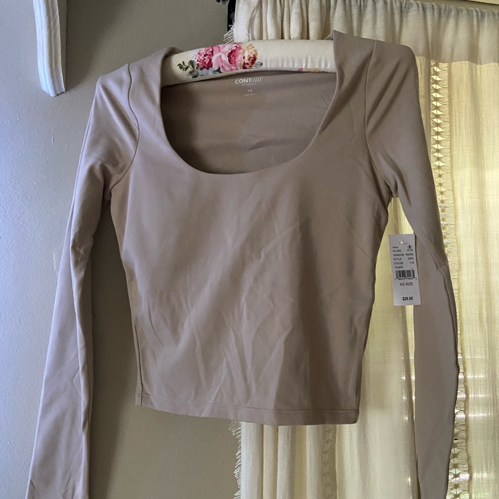 Pacsun Women's Tan Long Sleeve Top